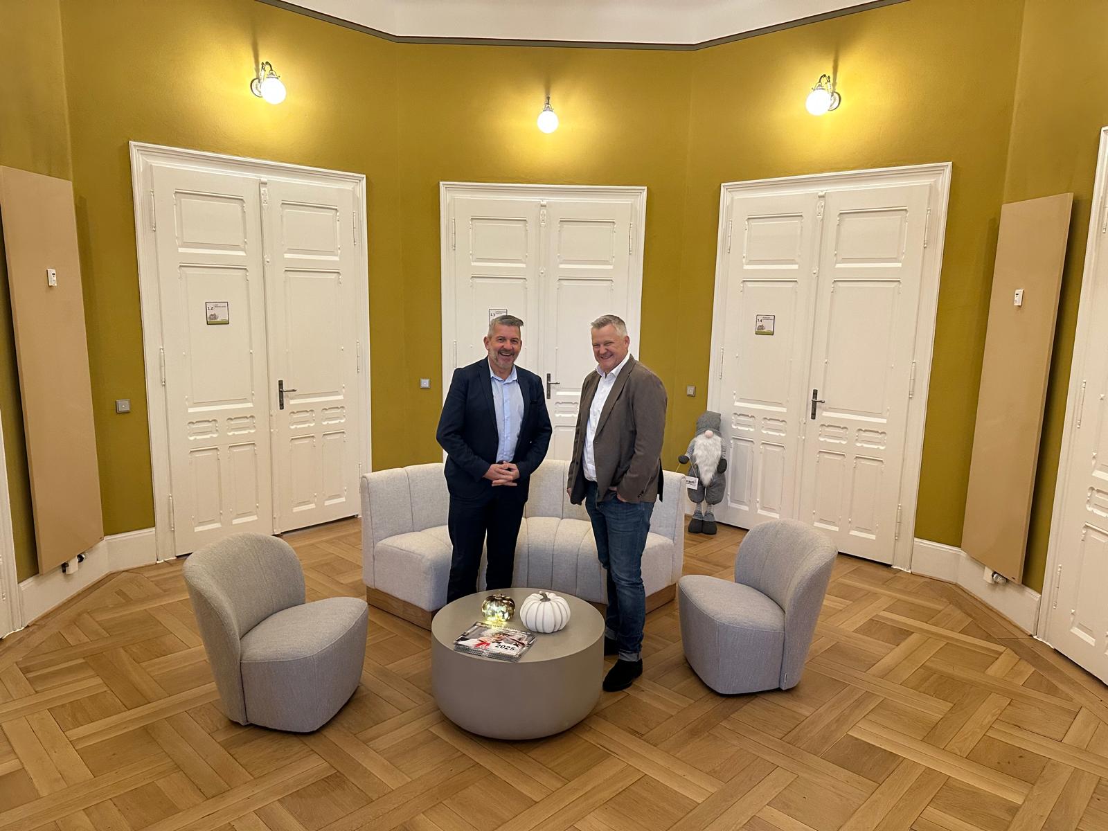 Landrat Thomas Ahke besucht 4safety in Bad Langensalza – Austausch über Arbeitsschutz und Safetyfication